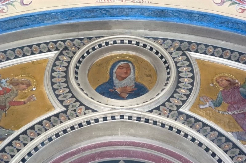  157-Modesto Faustini-Volto della Madonna - Santuario Santa Maria delle Grazie, Brescia 
